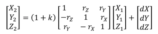旋轉、縮放、平移公式